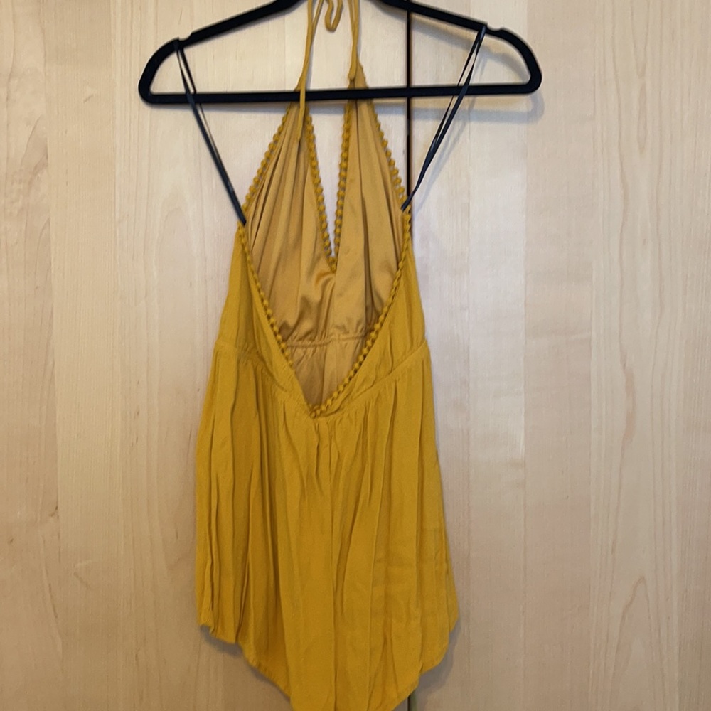Open back sleeveless romper - Picture 3 of 3